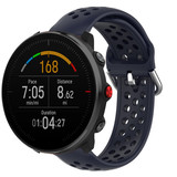 Strap-it® Polar Vantage M Silikonarmband mit Löchern (Dunkelblau) Strap-it® Polar Vantage M Silikonarmband mit Löchern (Dunkelblau)