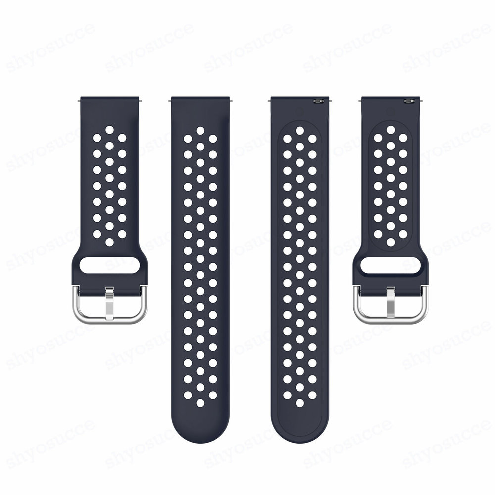 Strap-it® Strap-it Polar Vantage M Silikonarmband mit Löchern (Dunkelblau) Strap-it® Strap-it Polar Vantage M Silikonarmband mit Löchern (Dunkelblau)