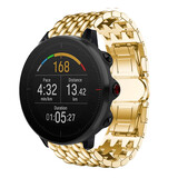 Strap-it® Polar Vantage M Drachen Stahlarmband (Gold) Strap-it® Polar Vantage M Drachen Stahlarmband (Gold)