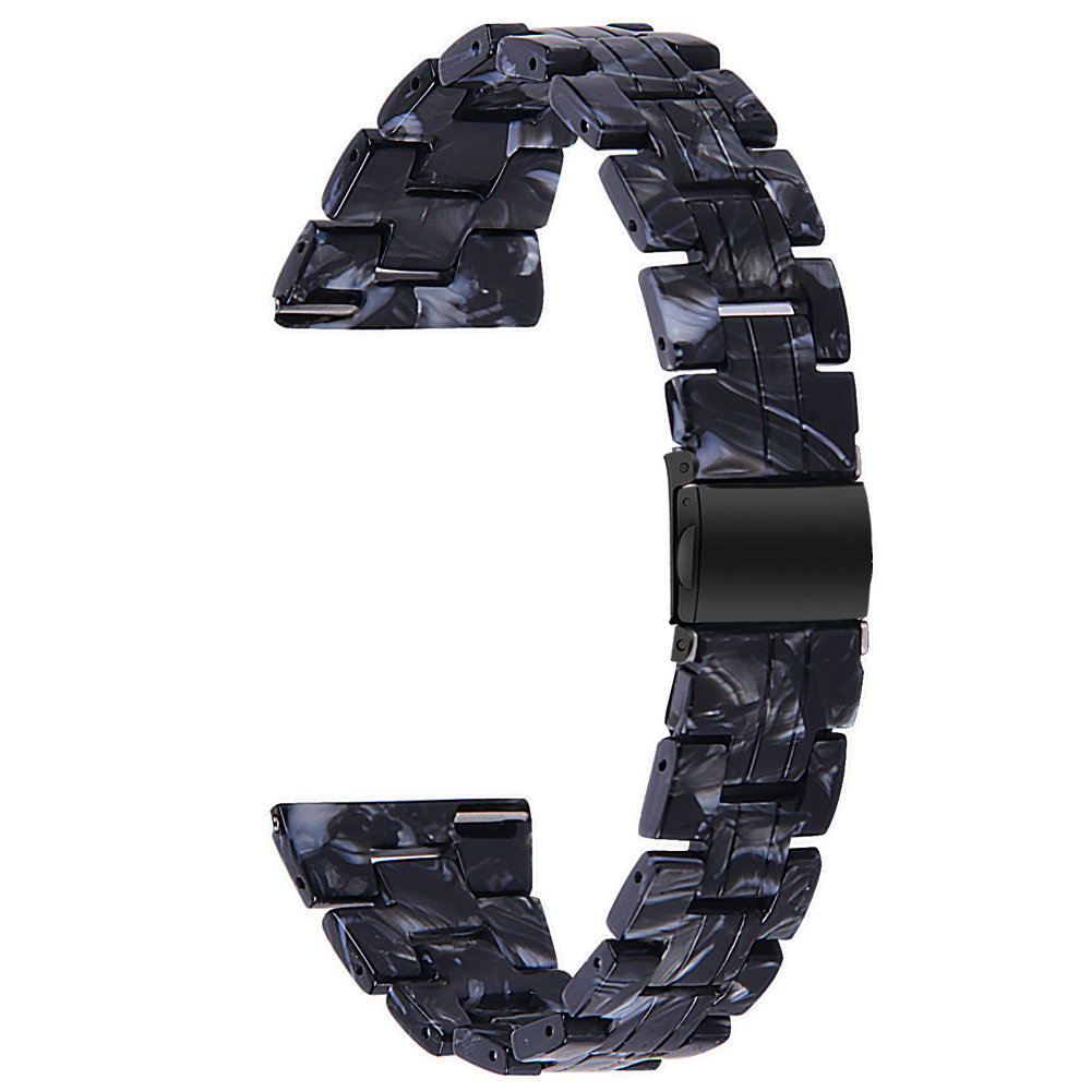 Strap-it® Strap-it Polar Vantage M Harzarmband (Schwarz/Weiß)