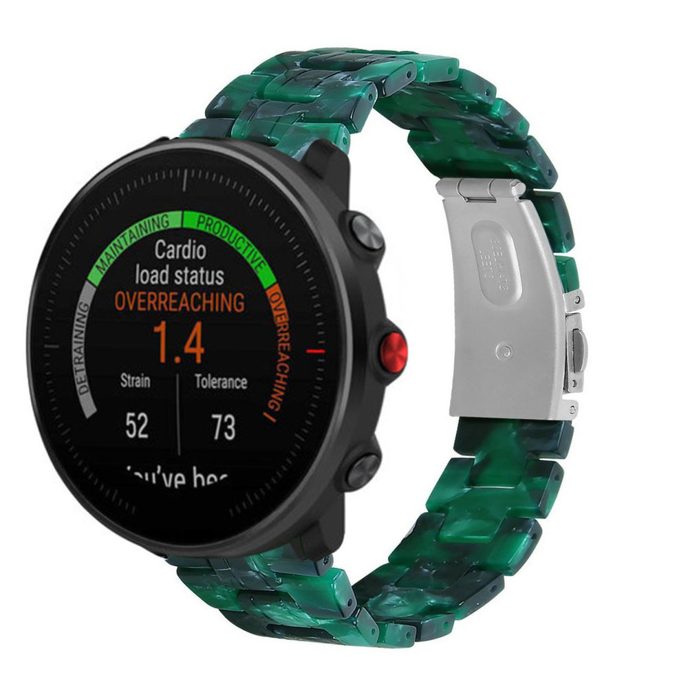 Strap-it® Strap-it Polar Vantage M Harzarmband (Grün)