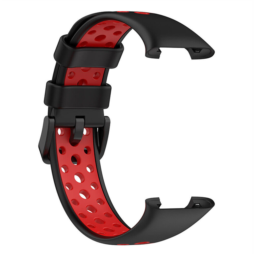 Strap-it© Strap-it Xiaomi Smart Band 7 Pro Sportarmband (Schwarz/Rot) Strap-it© Strap-it Xiaomi Smart Band 7 Pro Sportarmband (Schwarz/Rot)