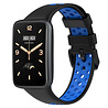 Strap-it© Strap-it Xiaomi Smart Band 7 Pro Sportarmband (Schwarz/Blau) Strap-it© Strap-it Xiaomi Smart Band 7 Pro Sportarmband (Schwarz/Blau)
