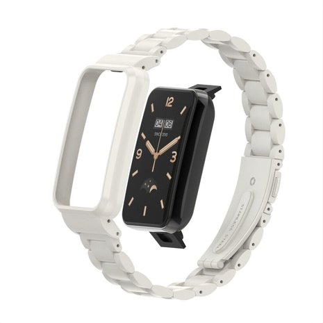 Strap-it© Strap-it Xiaomi Smart Band 7 Pro Stahlarmband (Weiß) Strap-it© Strap-it Xiaomi Smart Band 7 Pro Stahlarmband (Weiß)