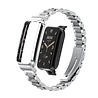 Strap-it© Strap-it Xiaomi Smart Band 7 Pro Stahlarmband (Silber/Schwarz) Strap-it© Strap-it Xiaomi Smart Band 7 Pro Stahlarmband (Silber/Schwarz)