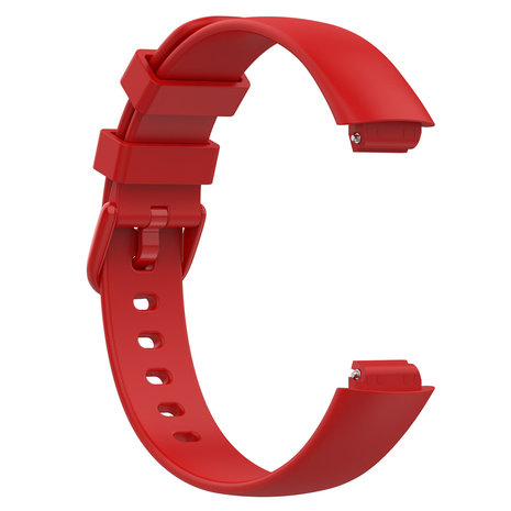 Strap-it® Strap-it Fitbit Inspire 3 Armband Silikon (Rot) Strap-it® Strap-it Fitbit Inspire 3 Armband Silikon (Rot)