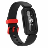 Strap-it® Fitbit Ace 3 Silikonarmband (Schwarz/Rot) Strap-it® Fitbit Ace 3 Silikonarmband (Schwarz/Rot)