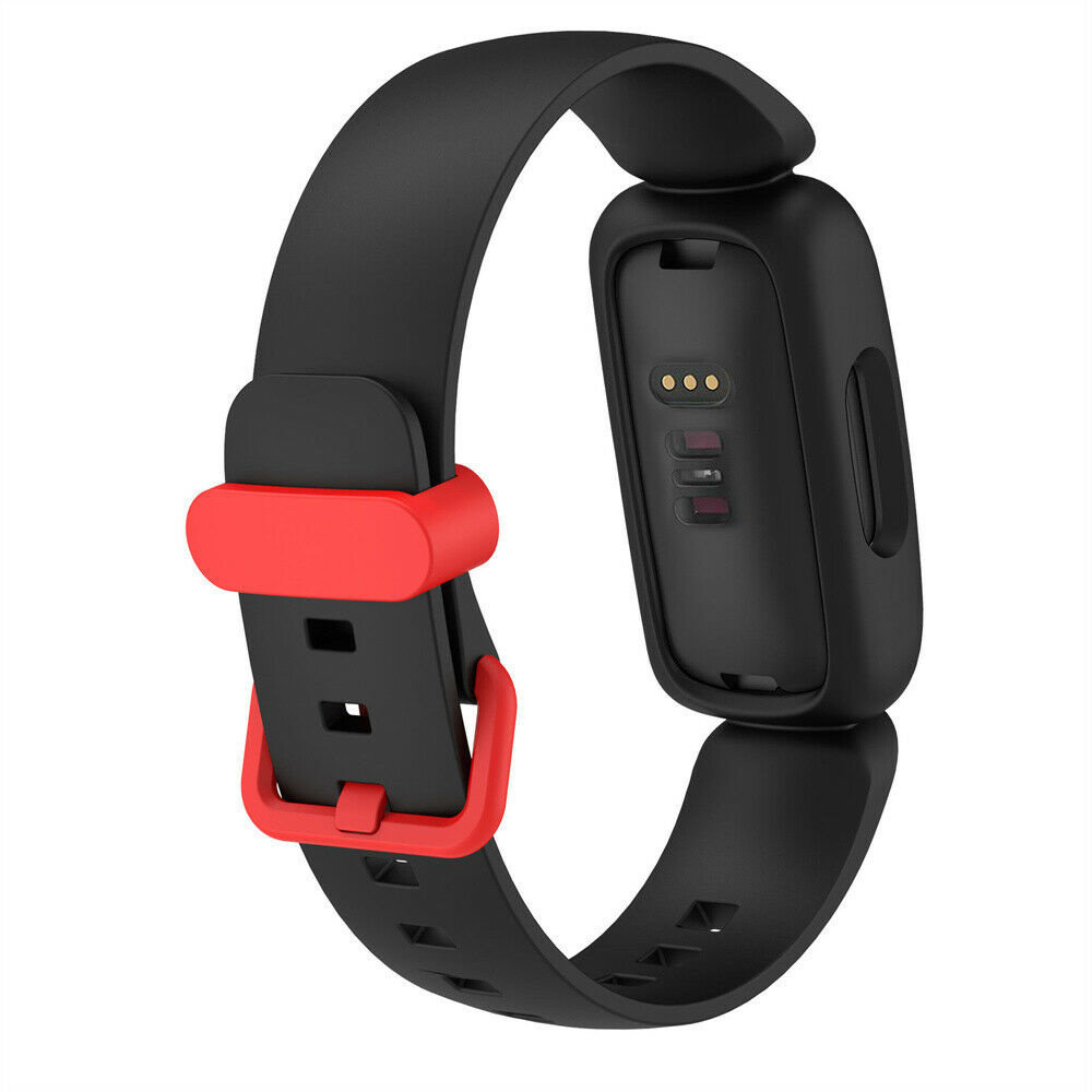 Strap-it® Strap-it Fitbit Ace 3 Silikonarmband (Schwarz/Rot) Strap-it® Strap-it Fitbit Ace 3 Silikonarmband (Schwarz/Rot)