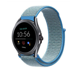 Strap-it® Fossil Gen 5e 44mm Nylonarmband (Blau) Strap-it® Fossil Gen 5e 44mm Nylonarmband (Blau)