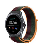 Strap-it® Fossil Gen 5e 44mm Nylonarmband (Kirsche) Strap-it® Fossil Gen 5e 44mm Nylonarmband (Kirsche)