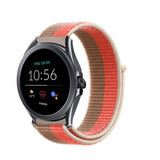 Strap-it® Fossil Gen 5e 44mm Nylonarmband (Pampelmuse) Strap-it® Fossil Gen 5e 44mm Nylonarmband (Pampelmuse)