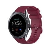 Strap-it® Fossil Gen 5e 44mm Luxus-Silikonarmband (Dunkelrot) Strap-it® Fossil Gen 5e 44mm Luxus-Silikonarmband (Dunkelrot)