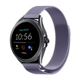Strap-it® Fossil Gen 5e 44mm Milanese Armband (Helllila)