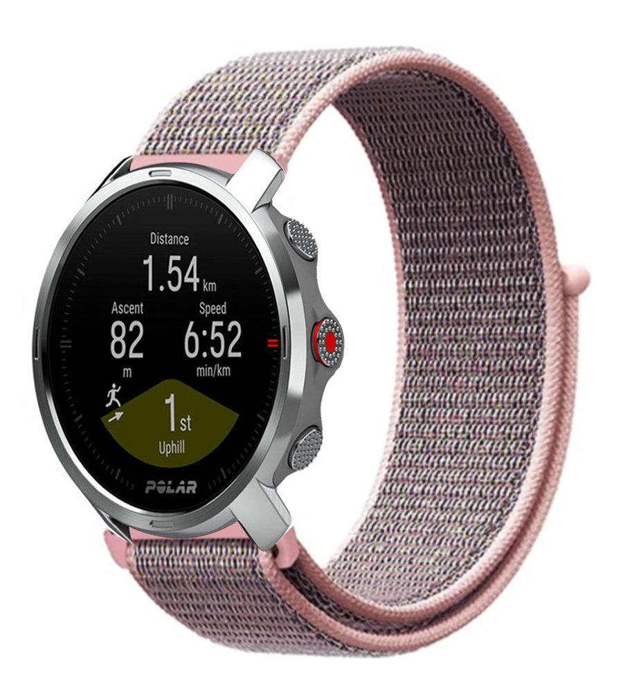 Strap-it® Strap-it Polar Grit X Nylonarmband (Rosa Sand)