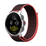 Strap-it® Polar Grit X Nylonarmband (Schwarz/Rot) Strap-it® Polar Grit X Nylonarmband (Schwarz/Rot)