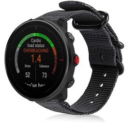 Strap-it® Polar Vantage M Nylon-Schnallenarmband (Schwarz) Strap-it® Polar Vantage M Nylon-Schnallenarmband (Schwarz)