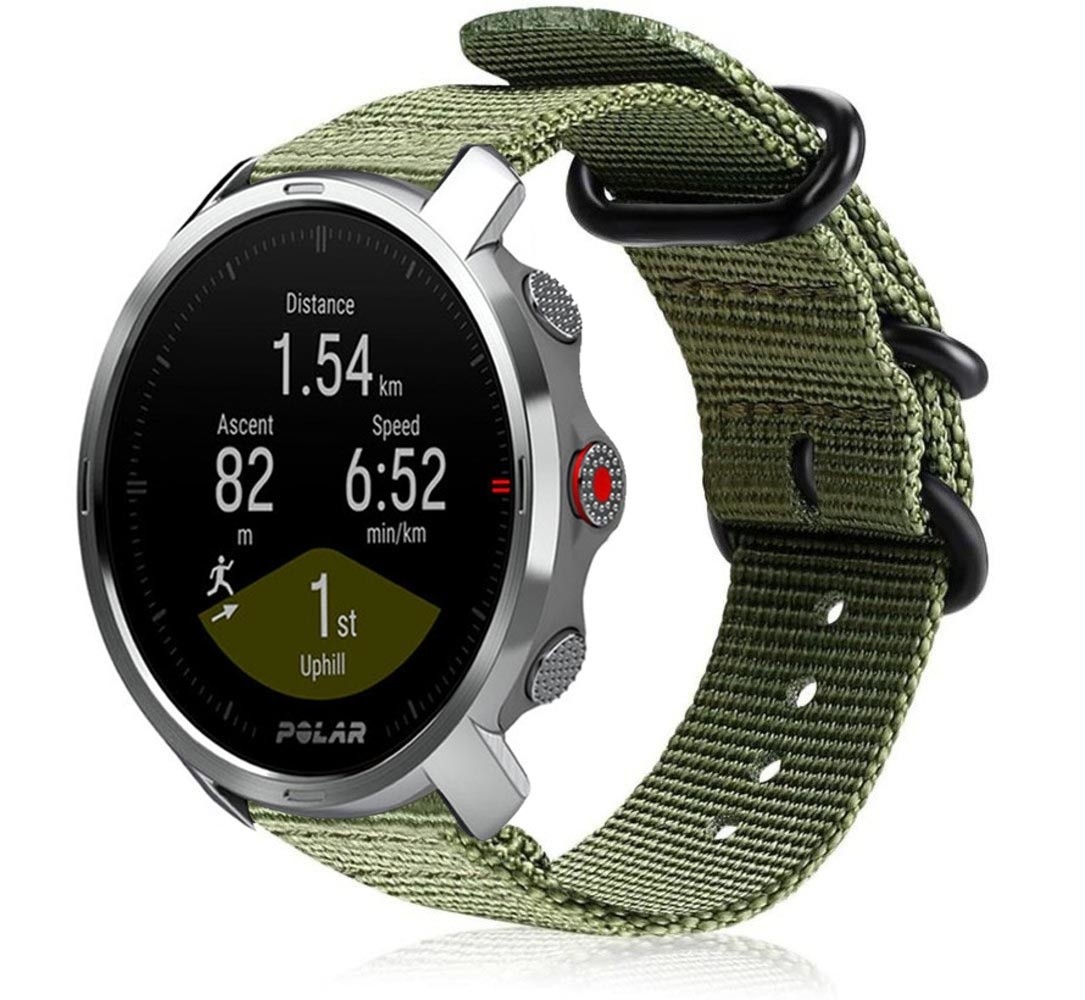 Strap-it® Strap-it Polar Grit X Nylon-Schnallenarmband (Grün) Strap-it® Strap-it Polar Grit X Nylon-Schnallenarmband (Grün)