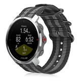 Strap-it® Polar Grit X Nylon-Schnallenarmband (Schwarz/Grau) Strap-it® Polar Grit X Nylon-Schnallenarmband (Schwarz/Grau)