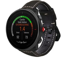 Strap-it® Polar Vantage M Lederarmband (Schwarz) Strap-it® Polar Vantage M Lederarmband (Schwarz)