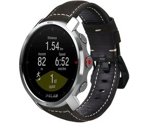 Strap-it® Polar Grit X Lederarmband (Schwarz) Strap-it® Polar Grit X Lederarmband (Schwarz)