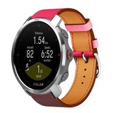 Strap-it® Polar Grit X Lederarmband (Pink/Rotbraun) Strap-it® Polar Grit X Lederarmband (Pink/Rotbraun)