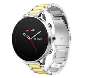 Strap-it® Polar Grit X Stahlarmband (Silber/Gold) Strap-it® Polar Grit X Stahlarmband (Silber/Gold)