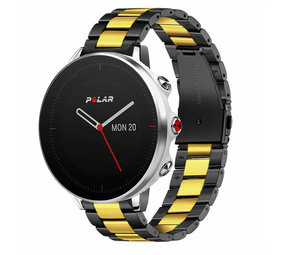Strap-it® Polar Grit X Stahlarmband (Schwarz/Gold) Strap-it® Polar Grit X Stahlarmband (Schwarz/Gold)
