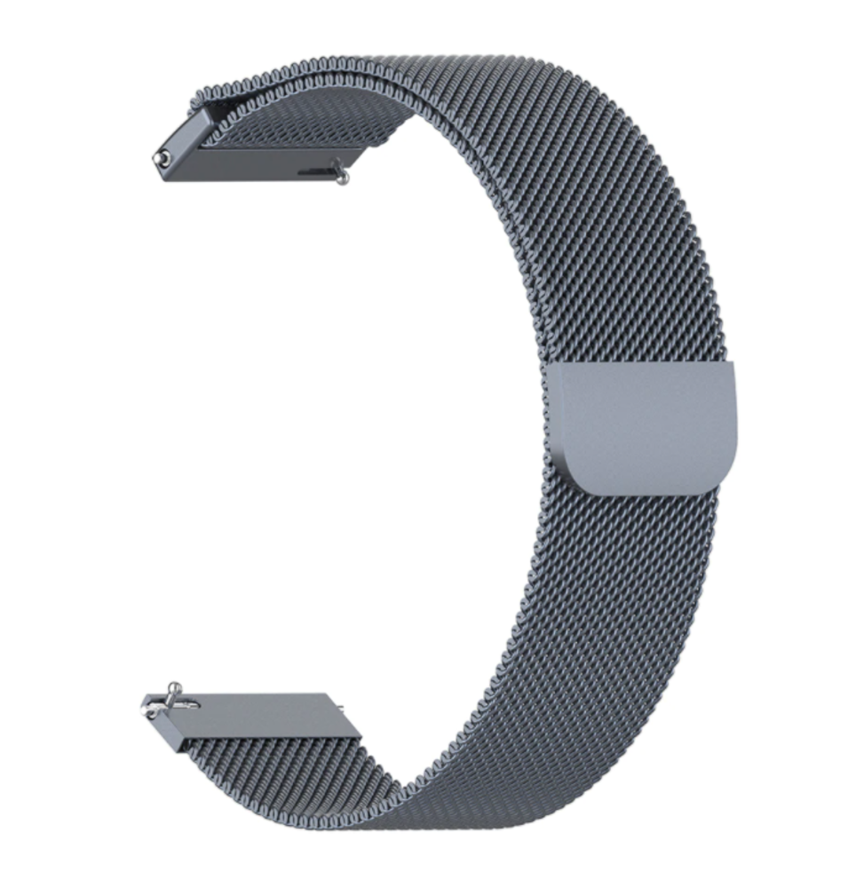 Strap-it® Strap-it OnePlus Watch Milanese Armband (Space Grey) Strap-it® Strap-it OnePlus Watch Milanese Armband (Space Grey)