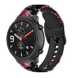 Strap-it® Rosa Blume Xiaomi Amazfit GTR Armband Strap-it® Rosa Blume Xiaomi Amazfit GTR Armband
