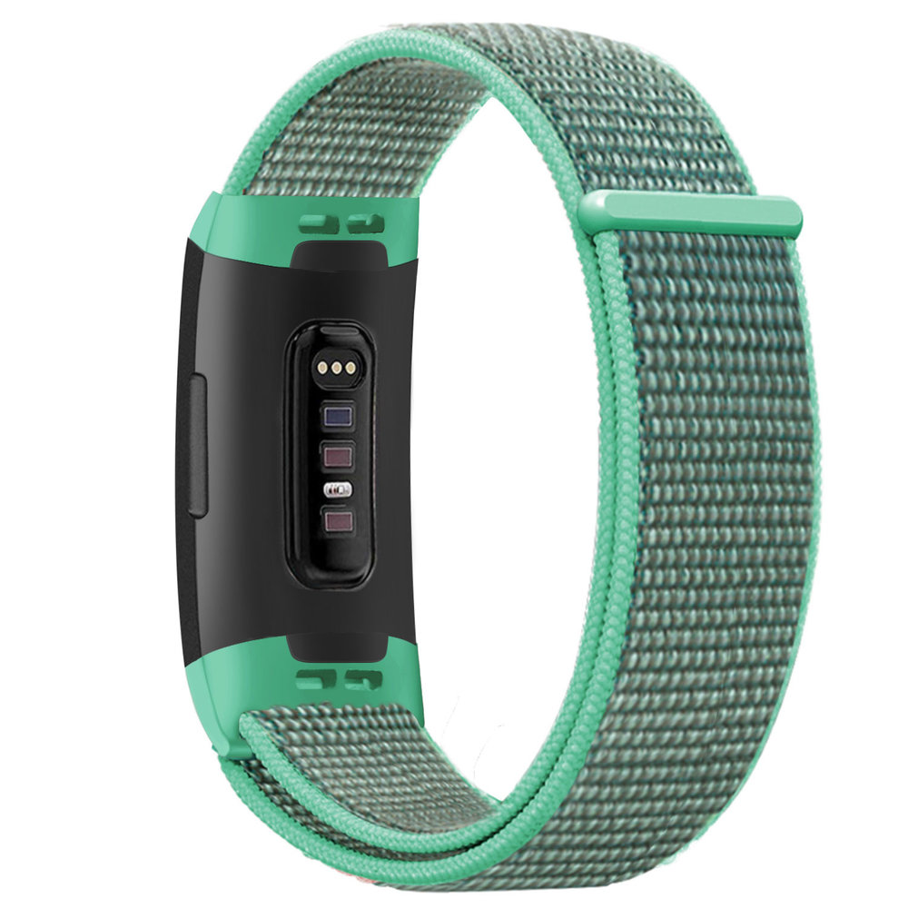 Strap-it® Strap-it Fitbit Charge 4 Nylonarmband (Minze) Strap-it® Strap-it Fitbit Charge 4 Nylonarmband (Minze)