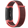 Strap-it® Strap-it Fitbit Charge 4 Nylonarmband (Schwarz/Rot) Strap-it® Strap-it Fitbit Charge 4 Nylonarmband (Schwarz/Rot)
