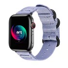 Strap-it® Strap-it Apple Watch Nylonschnallenarmband (Lavendel)