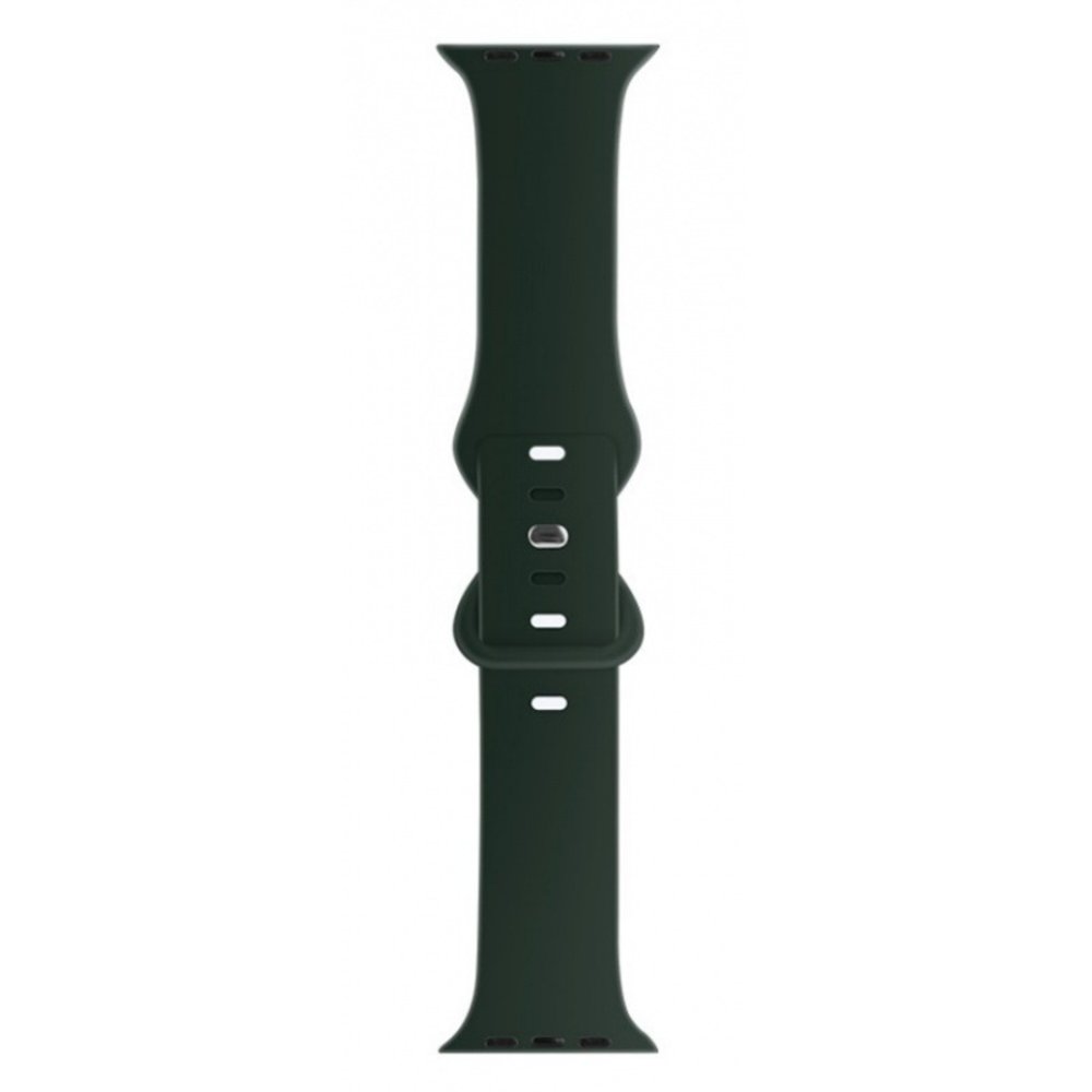 Strap-it® Strap-it Apple Watch Armband Silikon (Olivgrün)
