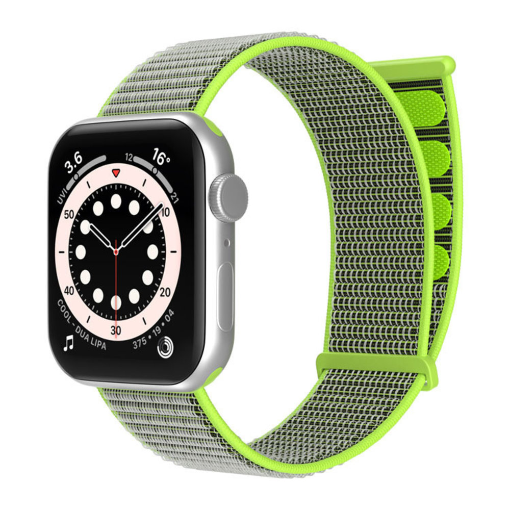 Strap-it® Strap-it Apple Watch Armband Nylon  (Fluoreszierend)