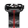 Strap-it® Strap-it Apple Watch Stahl Ironband (Schwarz/Rot) Strap-it® Strap-it Apple Watch Stahl Ironband (Schwarz/Rot)
