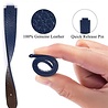 Strap-it® Strap-it Fitbit Inspire 3 Lederarmband (Dunkelblau) Strap-it® Strap-it Fitbit Inspire 3 Lederarmband (Dunkelblau)