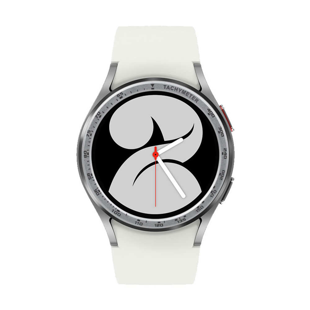 Strap-it® Strap-it Samsung Galaxy Watch 4 44mm Lünettenring Speed (Silber) Strap-it® Strap-it Samsung Galaxy Watch 4 44mm Lünettenring Speed (Silber)