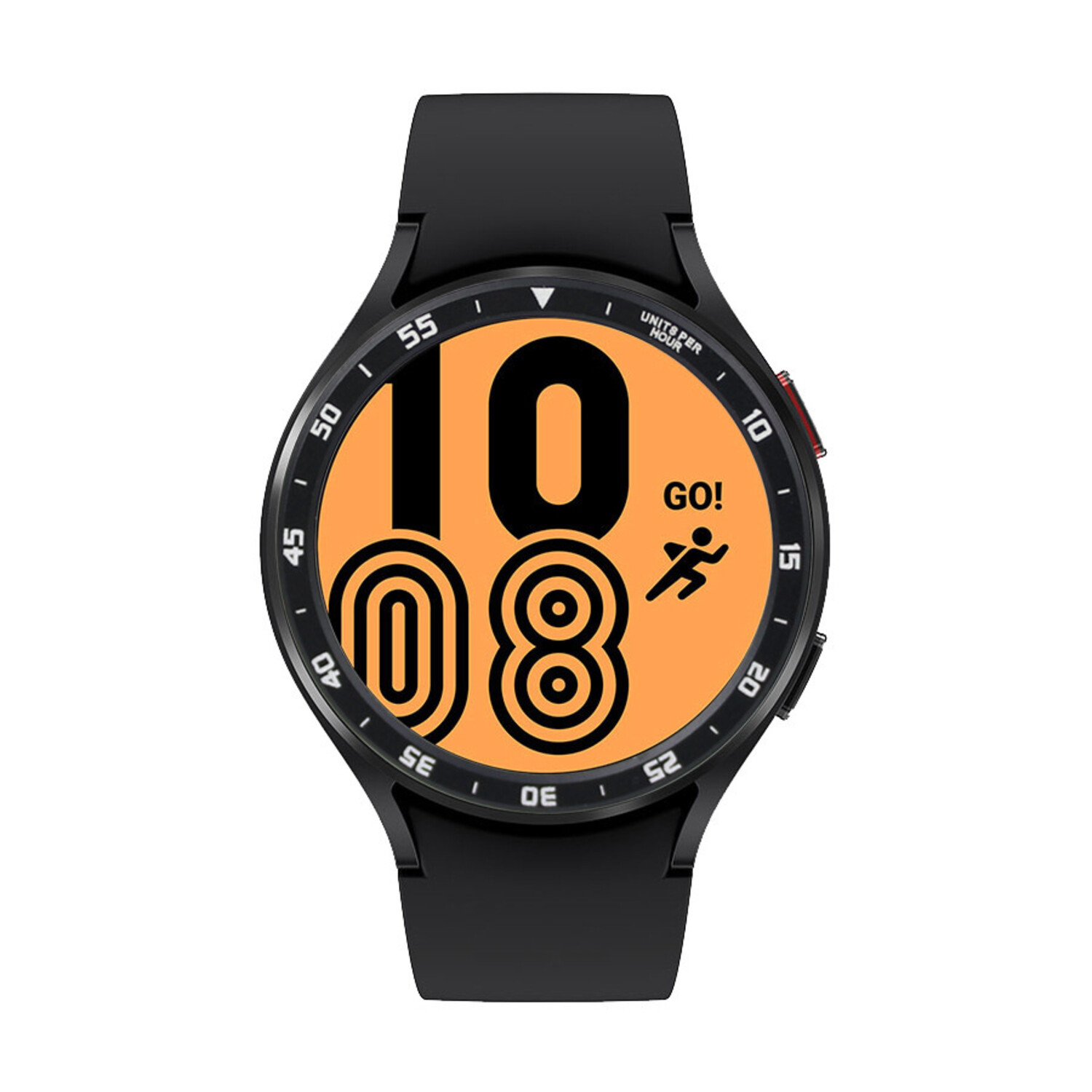 Samsung Galaxy Watch 4 40mm Lunettenring Zeit Schwarz Smartwatcharmbaender