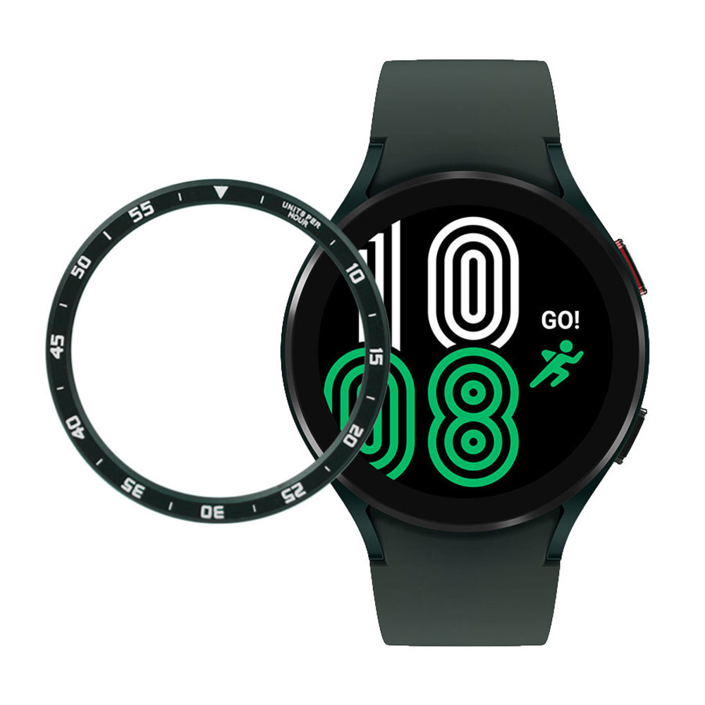 Strap-it® Strap-it Samsung Galaxy Watch 4 44mm Lünettenring Zeit (Schwarz) Strap-it® Strap-it Samsung Galaxy Watch 4 44mm Lünettenring Zeit (Schwarz)