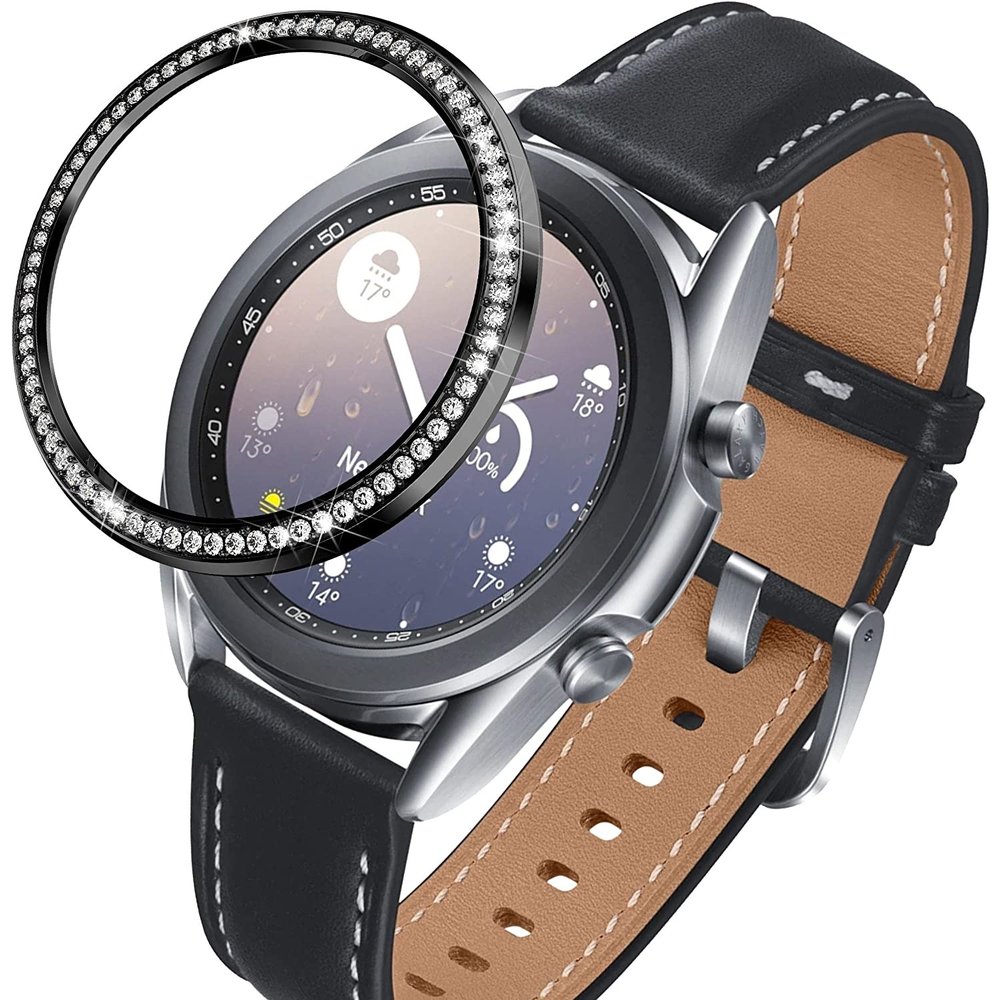 Samsung Galaxy Watch 3 41mm Lünettenring (Schwarzer Diamant) - Smartwatcharmbaender.de Samsung Galaxy Watch 3 41mm Lünettenring (Schwarzer Diamant) - Smartwatcharmbaender.de
