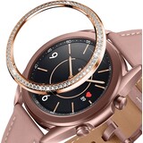 Strap-it® Samsung Galaxy Watch 3 41 mm Lünettenring (Roségold-Diamant)
