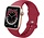 Strap-it Apple Watch Armband Silikon (Burgund)