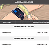 Strap-it® Strap-It Samsung Galaxy Watch 5 - 40mm Milanese Armband (Regenbogen) Strap-it® Strap-It Samsung Galaxy Watch 5 - 40mm Milanese Armband (Regenbogen)