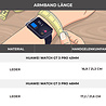 Strap-it® Strap-it Huawei Watch GT 3 46mm Lederarmband Loop (Piniengrün) Strap-it® Strap-it Huawei Watch GT 3 46mm Lederarmband Loop (Piniengrün)