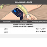 Strap-it® Strap-it Fossil Gen 5 Milanese Armband (Schwarz) Strap-it® Strap-it Fossil Gen 5 Milanese Armband (Schwarz)