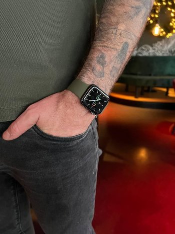 Strap-it® Strap-it Xiaomi Amazfit Bip Sportarmband (Armeegrün)