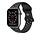 Strap-it Apple Watch Sportarmband (Dunkelgrau/Schwarz)