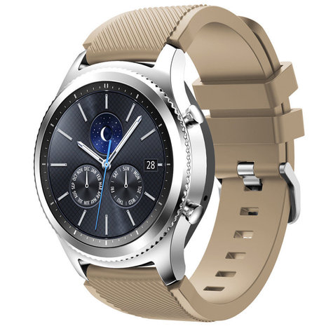 Strap-it® Strap-it Samsung Gear S3 Silikonarmband (Beige)