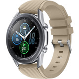 Strap-it® Samsung Galaxy Watch 3 45 mm Silikonarmband (Beige) Strap-it® Samsung Galaxy Watch 3 45 mm Silikonarmband (Beige)