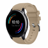 Strap-it® OnePlus Watch Silikonarmband (Beige) Strap-it® OnePlus Watch Silikonarmband (Beige)
